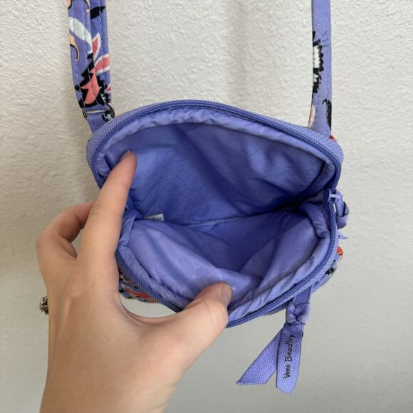 Vera Bradley Mini Hipster Crossbody Mural Garden - Picture 3 of 5